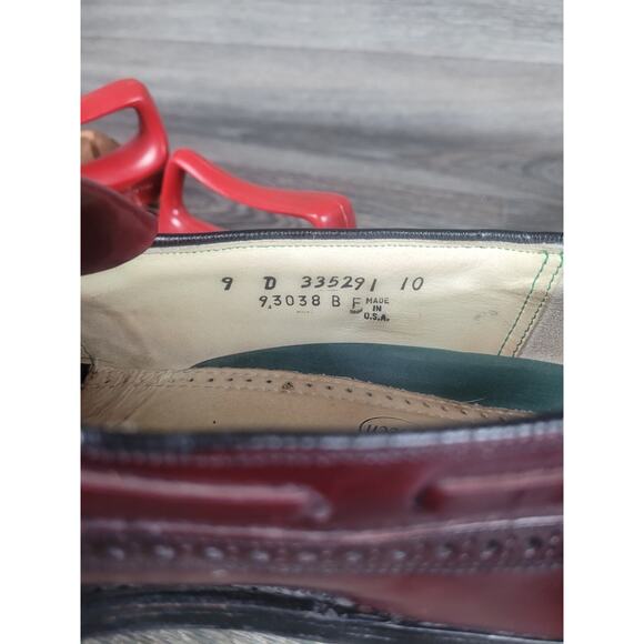 Florsheim 93038 Imperial Centennial Shoes,Wine,Long wingtip Oxford 9D COMFORTECH